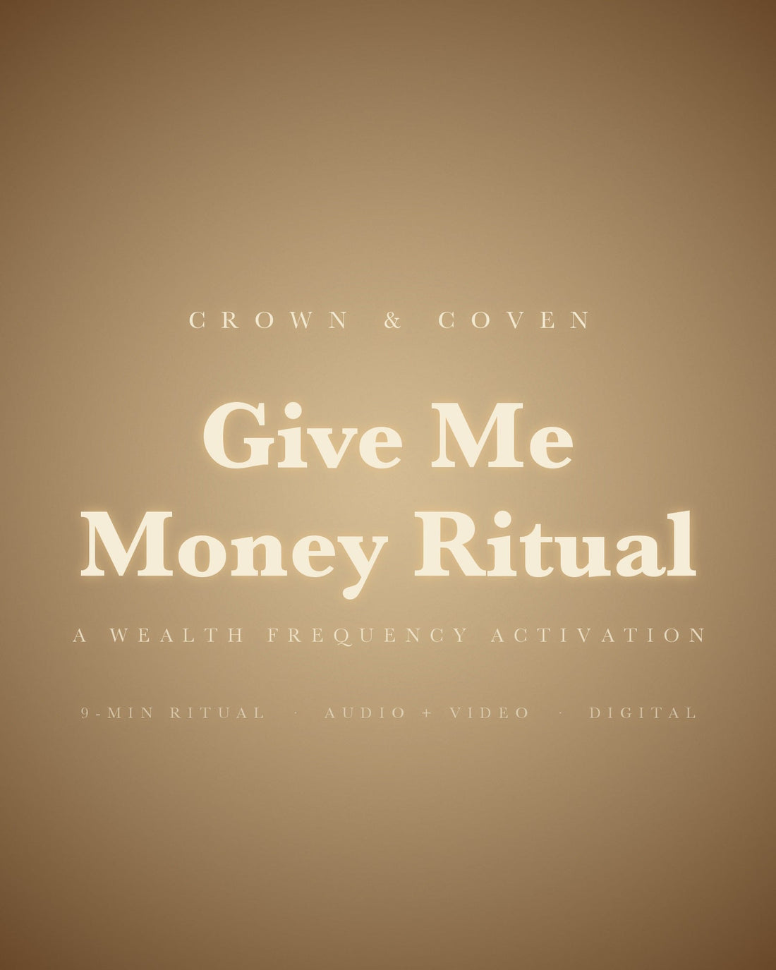 Give Me Money Ritual cover