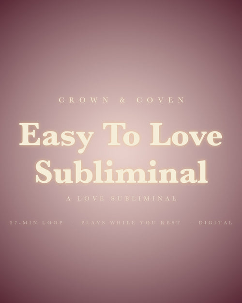 Easy To Love Subliminal, a love subliminal