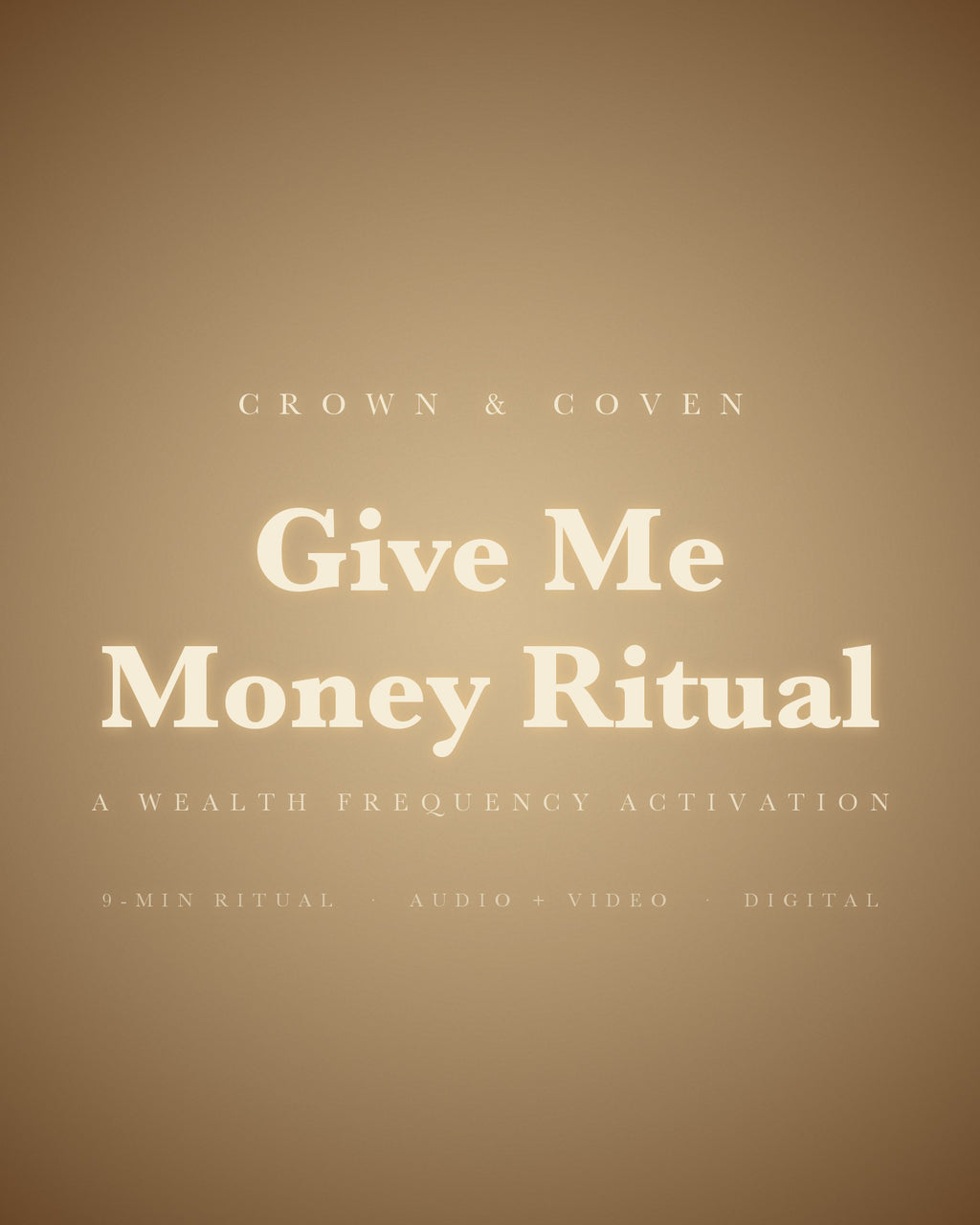 Give Me Money Ritual cover art — Crown & Coven
