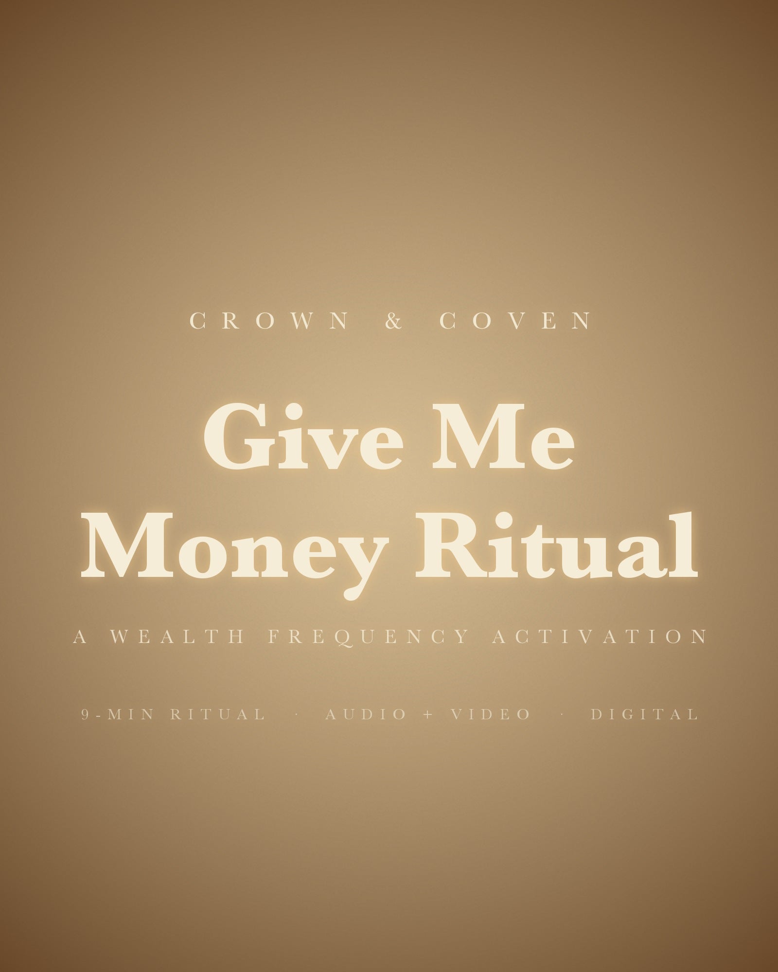 Give Me Money Ritual cover art — Crown & Coven