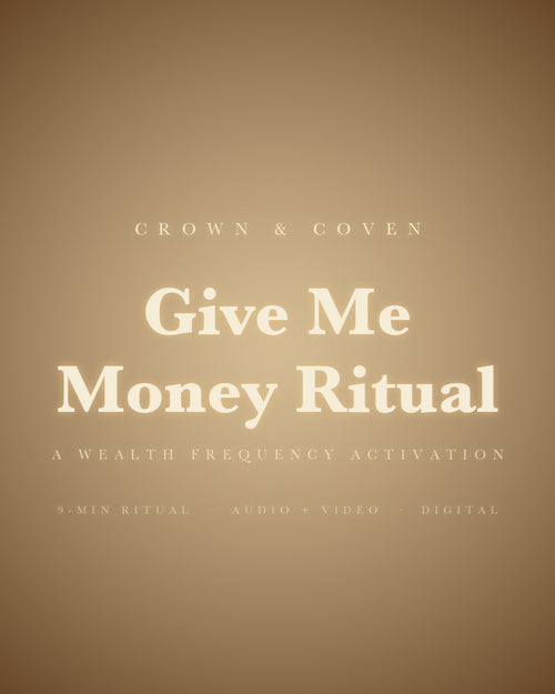 Give Me Money Ritual cover art — Crown & Coven