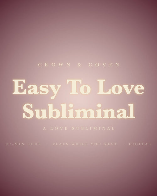Listen: 45-second preview of the Easy To Love Subliminal