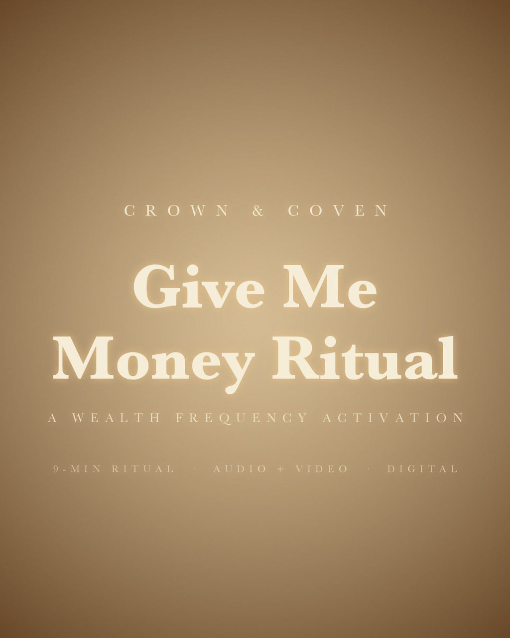 Listen: 45-second preview of the Give Me Money Ritual