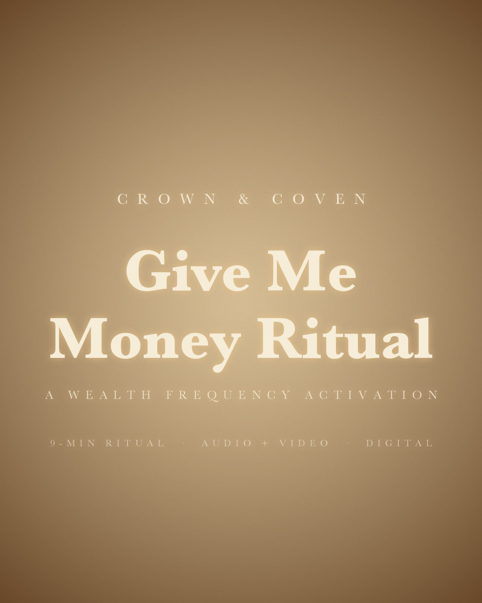 Listen: 45-second preview of the Give Me Money Ritual