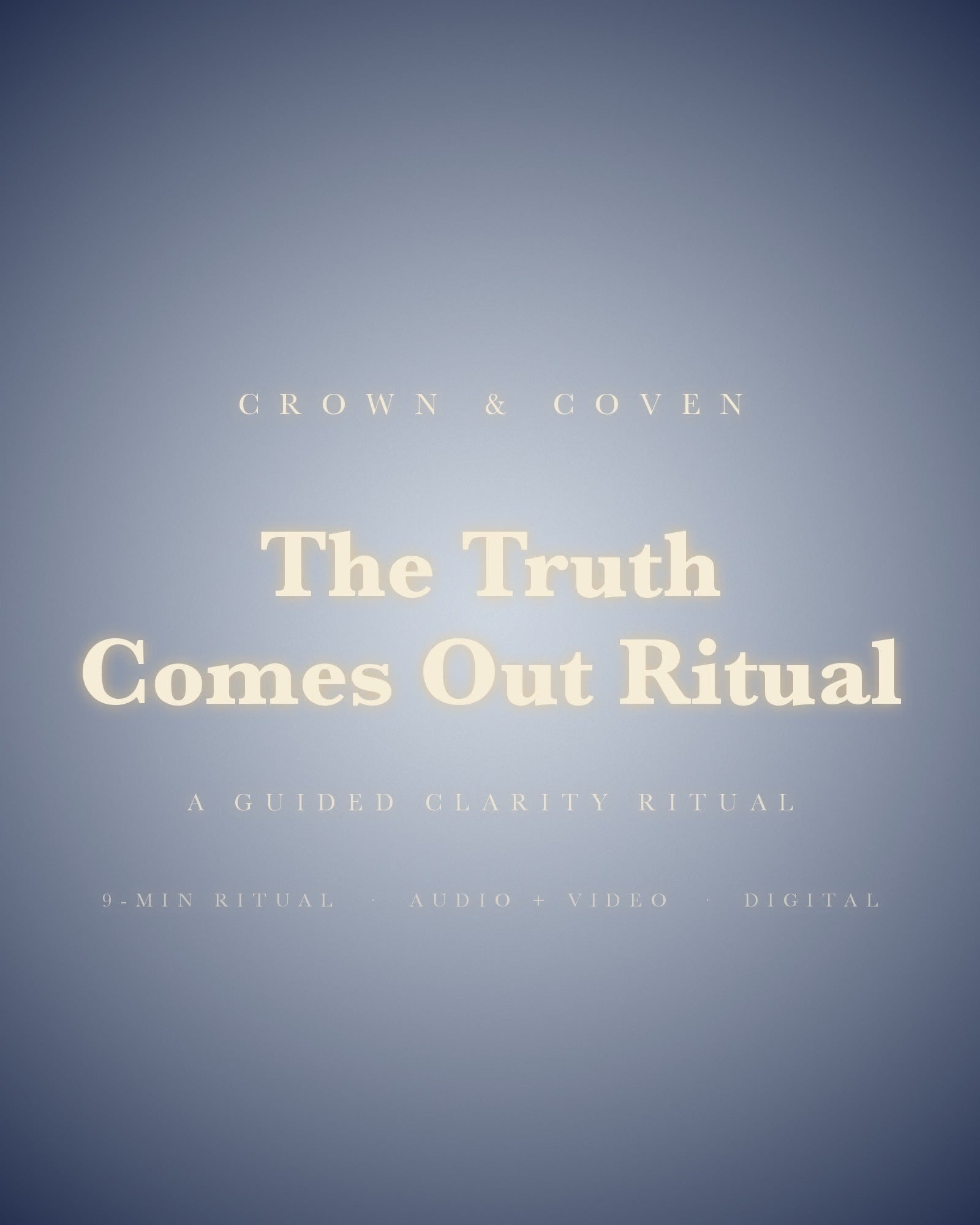 Listen: 45-second preview of The Truth Comes Out Ritual
